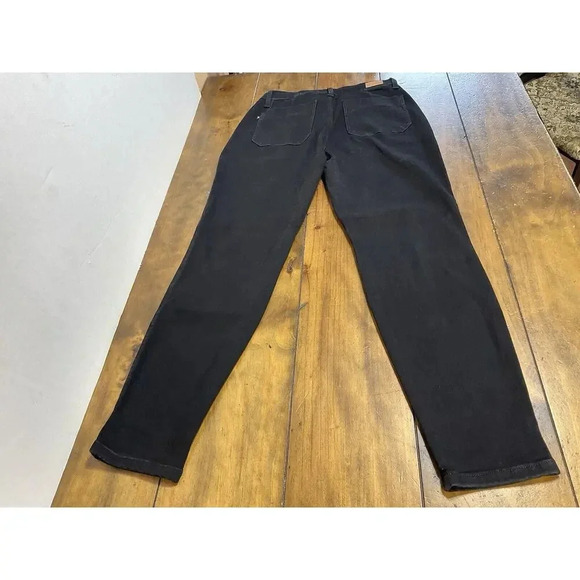Judy Blue Jogger Jeans Size 7/28 Black Denim High Waist Drawstring - Picture 2 of 10